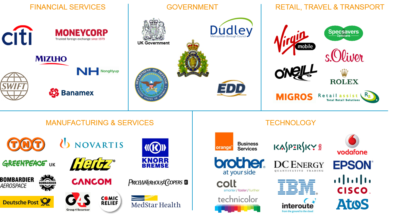 Major customers trust and use Thales services