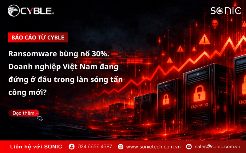  Ransomware increased 30% from Q4/2025: New warning from Cyble for Vietnamese enterprises